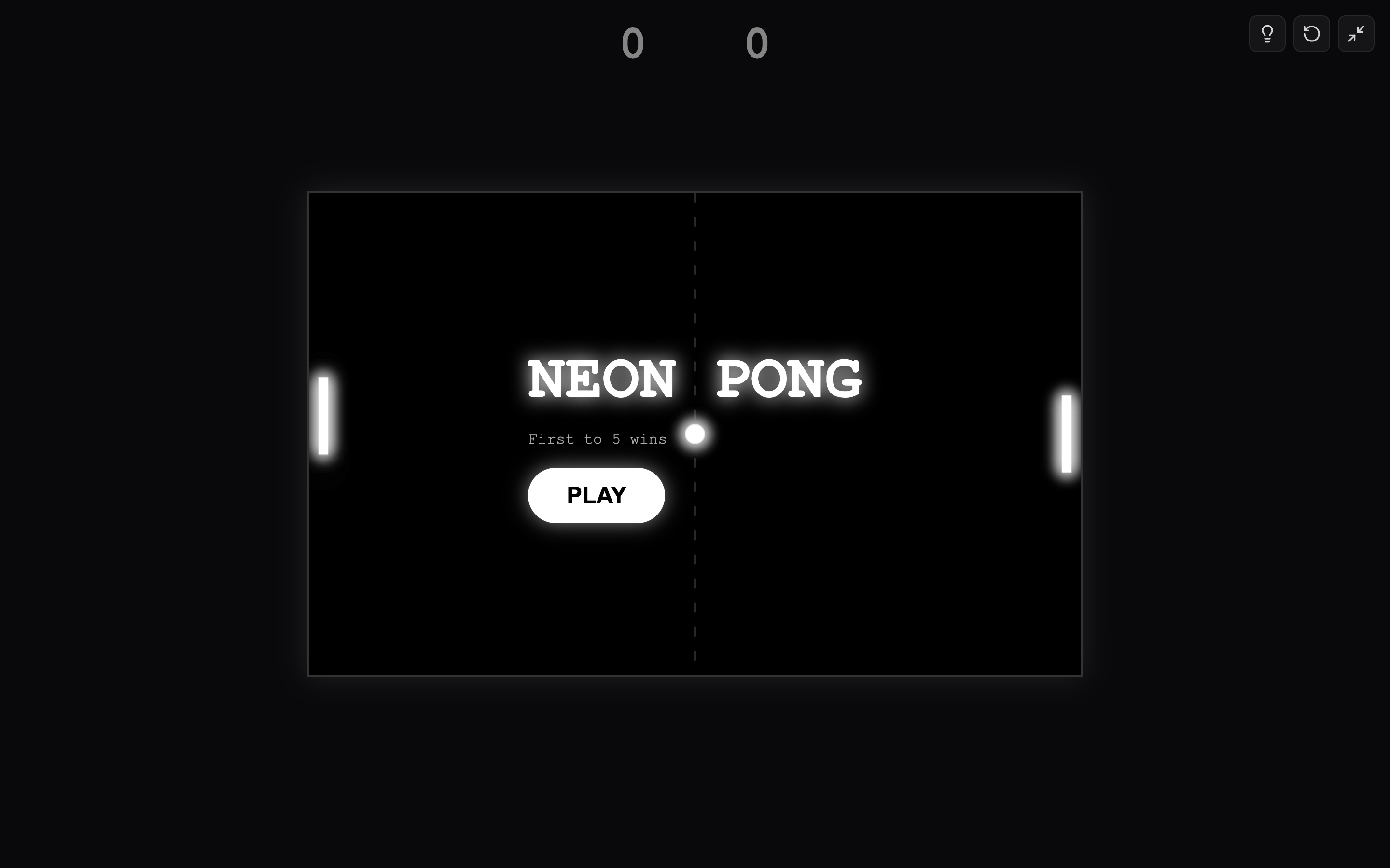 Neon Pong