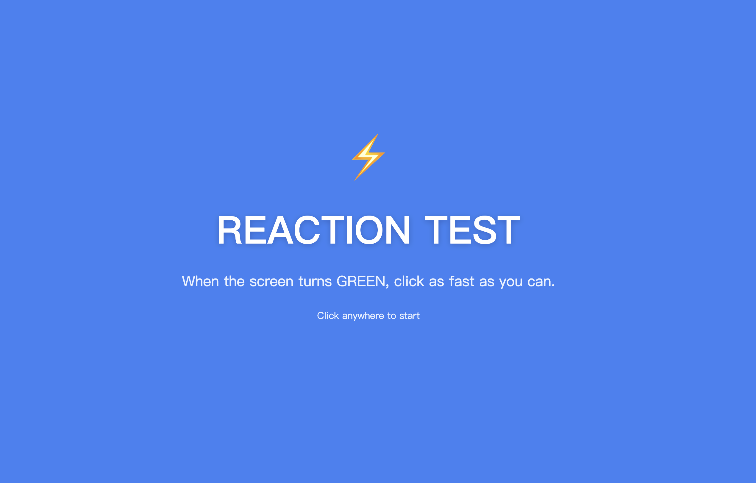 Reaction Test